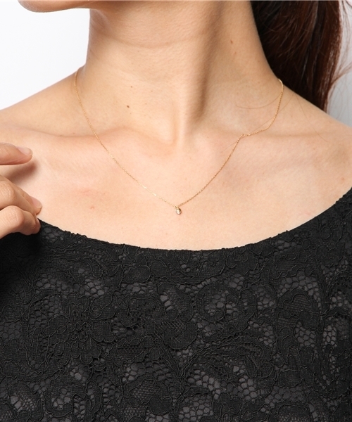 agete（アガット）の「K18ネックレス（10144116081）（ネックレス