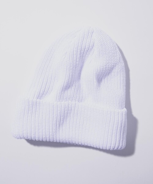 NAUTICA（ノーティカ）の「NAUTICA/ノーティカ Cotton Knit Cap “Hand Lettering”/コットンニットキャップ"ハンドレタリング"（ニットキャップ/ビーニー・メンズ・ホワイト/ブラック/ネイビー/グリーン・ﾌﾘ-）」の7枚目の写真