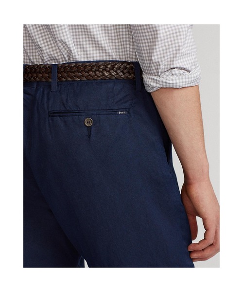 POLO RALPH LAUREN（ポロ ラルフ ローレン）の「ストレート フィット リネンブレンド パンツ（その他パンツ・メンズ・ネイビー系1・34/34/34/32/31/32/32/30/30/32/36/34/30/30/33/34/34/30/28/30/36/32/32/32/29/32）」の5枚目の写真