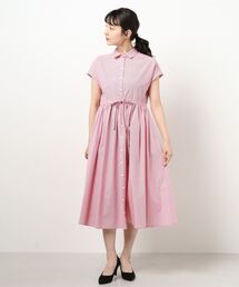 美品【ストライプ×ロゴ／オーバーサイズ】アニエスベー／シャツワンピース／ロング丈 楽天市場】こなれ感抜群のオーバーサイズ！ストライプ柄 ロング