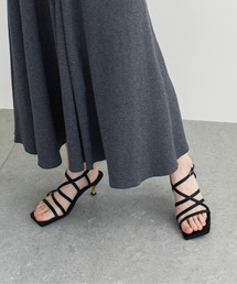 GALLARDAGALANTE ガリャルダガランテ　CAVERLEY サンダル GALLARDAGALANTE（ガリャルダガランテ）の「【CAVERLEY】サテン