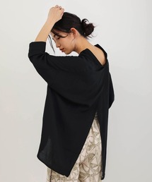 Bou Jeloud | 清涼感あるさらさら素材◆スキッパーブラウス(シャツ/ブラウス)