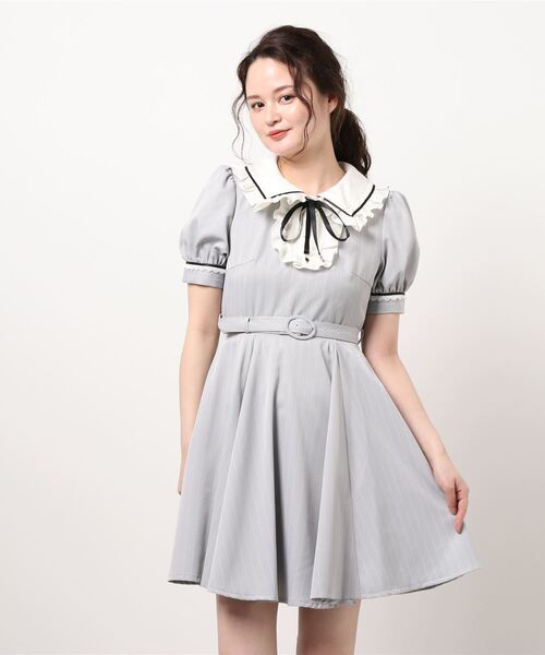 Secret Honey　シークレットハニー 　半袖ワンピース　量産型 楽天市場】半袖ボレロ風サイドレースアップワンピース5/1 12:00