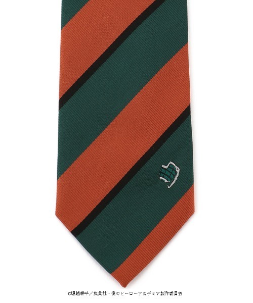 Perfect Suit FActory(パーフェクトスーツファクトリー)の「TVアニメ「僕のヒーローアカデミア」ネクタイ【爆豪勝己】ストライプ(ネクタイ・メンズ・オレンジ・FREE)」の3枚目の写真