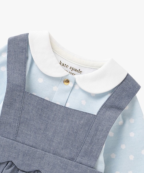 kate spade new york kids（ケイトスペードニューヨーク）の「レイエット クラウドドットトップ＆スカートセット（その他ベビーウェア・キッズ・サックスブルー・90cm/80ｃｍ/70cm）」の5枚目の写真