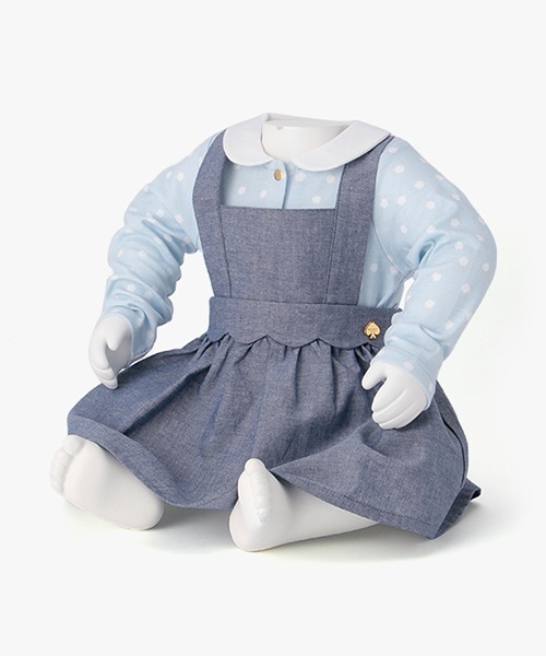 kate spade new york kids（ケイトスペードニューヨーク）の「レイエット クラウドドットトップ＆スカートセット（その他ベビーウェア・キッズ・サックスブルー・90cm/80ｃｍ/70cm）」の11枚目の写真