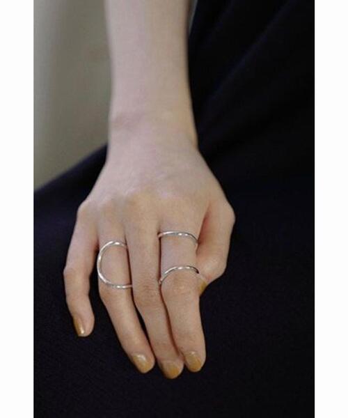 BYOKA(ビョーカ)の「<BYOKA(ビョーカ)>WILLOW SV リング(リング・レディース・シルバー・SMALL/MEDIUM)」の5枚目の写真