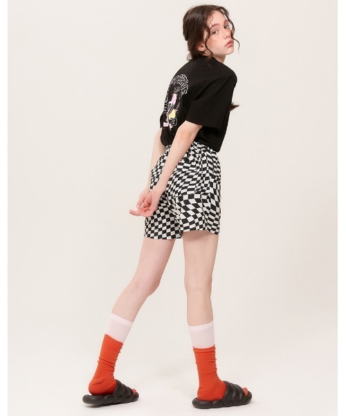 KIRSH(キルシー)の「『KIRSH/キルシー』SOFT MIDDLE CHERRY T-SHIRT KH/ソフトミドルチェリープリント半袖Tシャツ(Tシャツ/カットソー・レディース・ホワイト/ブラック・FREE)」の13枚目の写真