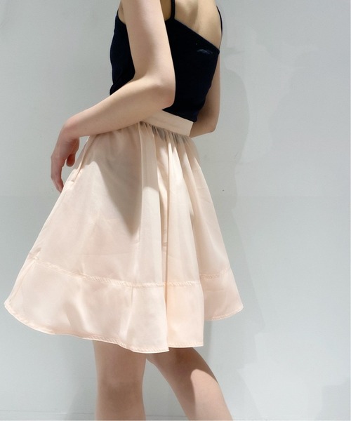 Charles Chaton(シャルルシャトン)の「チュールミニスカート(スカート・レディース・ブラック/ピンク・36/34)」の6枚目の写真