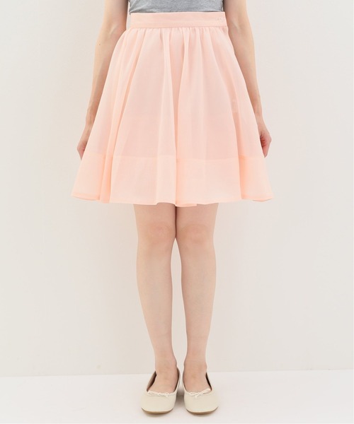 Charles Chaton(シャルルシャトン)の「チュールミニスカート(スカート・レディース・ブラック/ピンク・36/34)」の3枚目の写真