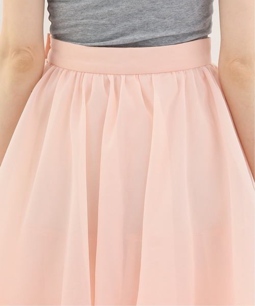 Charles Chaton(シャルルシャトン)の「チュールミニスカート(スカート・レディース・ブラック/ピンク・36/34)」の7枚目の写真