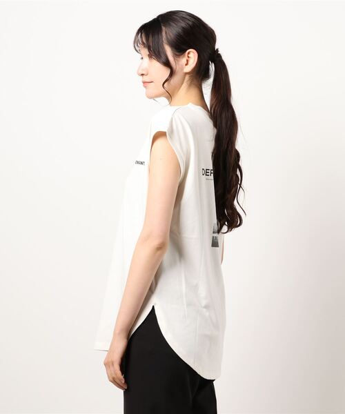 FREE'S MART（フリーズマート）の「バックプリントフレンチスリーブＴシャツ（Tシャツ/カットソー・レディース・パープル/ブラック/ホワイト・FREE）」の4枚目の写真