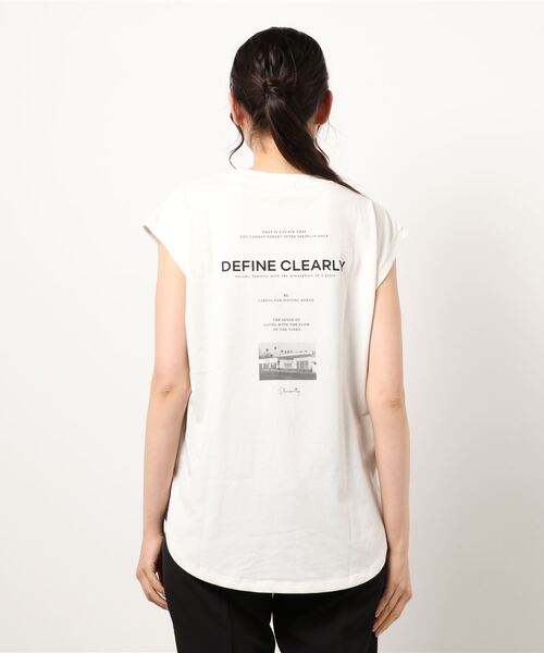 FREE'S MART（フリーズマート）の「バックプリントフレンチスリーブＴシャツ（Tシャツ/カットソー・レディース・パープル/ブラック/ホワイト・FREE）」の6枚目の写真