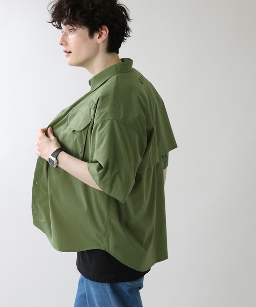 RAGEBLUE(レイジブルー)の「ナイロンストレッチ/フィッシングワークシャツ/951057(シャツ/ブラウス・メンズ・ブラック/オリーブ/イエロー・FREE)」の18枚目の写真