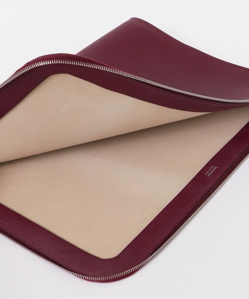 URBAN RESEARCH ROSSO MEN（アーバンリサーチロッソメン）の「laperruque　13ZIPPED POUCH（クラッチバッグ・メンズ・グレー/ブルー/バーガンディー・FREE）」の4枚目の写真