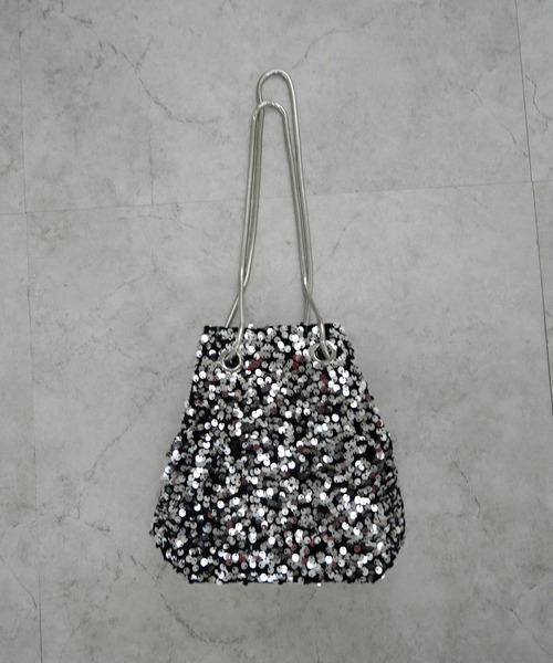 CURI BISCUI(キュリ ビスキュイ)の「【CURIBISCUI】スパンコール 2WAY ショルダーバッグ(ショルダーバッグ・レディース・ブルー/ブラック/シルバー/ブラウン/ベージュ・FREE)」の16枚目の写真