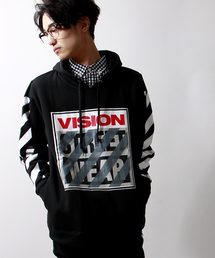VISION STREET WEAR | ∴WEGO/VISIONストライププルパーカー(パーカー)