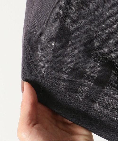 IENA（イエナ）の「麻ノースリーブプルオーバー◆（Tシャツ/カットソー・レディース・ホワイト/チャコールグレー/ブラウン・FREE）」の17枚目の写真