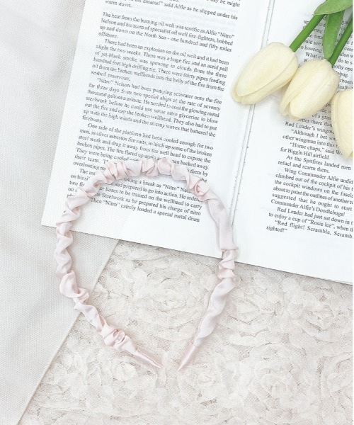 apres jour（アプレジュール）の「【apres jour×ARIAZ】クシュクシュカチューシャ（カチューシャ・レディース・オフホワイト/ライトブルー/ライトピンク/ラベンダー・FREE）」の9枚目の写真