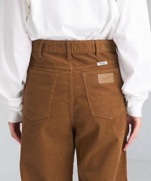 Wrangler（ラングラー）の「【別注】＜Wrangler(ラングラー)＞ コーデュロイ ワイド パンツ（その他パンツ・レディース・ベージュ/ブラウン・S/M）」の7枚目の写真