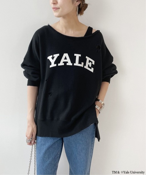 FRAMeWORK（フレームワーク）の「【WEB限定】YALE/リメイク風スウェット2◆（スウェット・レディース・ホワイト/ブラック・FREE）」の13枚目の写真