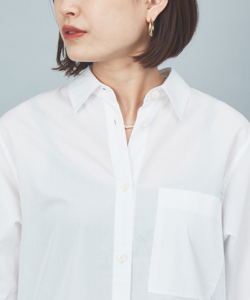 Rouge vif（ルージュヴィフ）の「タイトシャツ（シャツ/ブラウス・レディース・ホワイト/ブルー系その他・フリー）」の12枚目の写真