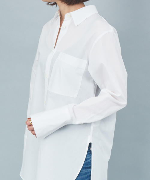 Rouge vif（ルージュヴィフ）の「タイトシャツ（シャツ/ブラウス・レディース・ホワイト/ブルー系その他・フリー）」の13枚目の写真