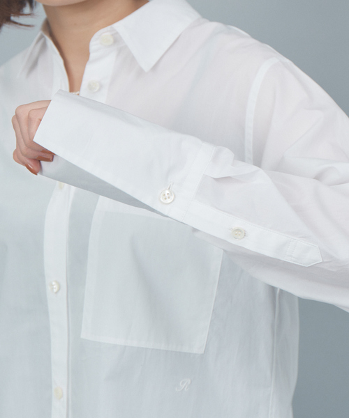 Rouge vif（ルージュヴィフ）の「タイトシャツ（シャツ/ブラウス・レディース・ホワイト/ブルー系その他・フリー）」の15枚目の写真