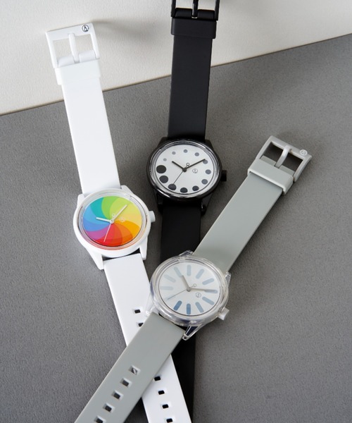 Q&Q SmileSolar(キューアンドキュースマイルソーラー)の「Q&Q SmileSolar BY groovisions(アナログ腕時計・レディース・レインボー/ブラック系その他/グレー系その他・FREE)」の9枚目の写真
