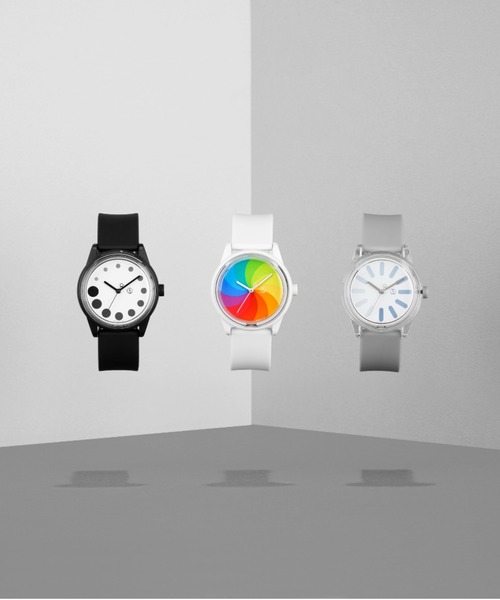 Q&Q SmileSolar(キューアンドキュースマイルソーラー)の「Q&Q SmileSolar BY groovisions(アナログ腕時計・レディース・レインボー/ブラック系その他/グレー系その他・FREE)」の14枚目の写真