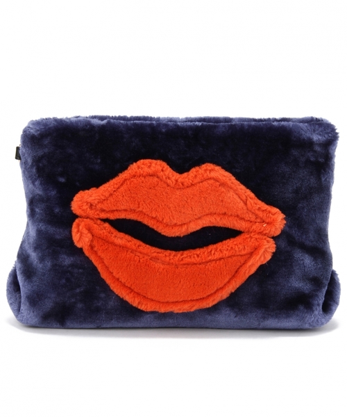 Another Edition（アナザーエディション）の「CASSELINIリップクラッチ/ CASSELINI LIP CLT（クラッチバッグ・レディース・ベージュ/ネイビー・フリー）」の10枚目の写真