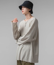 [FLW MADE] 【UNISEX】ワイドネックロングTシャツ