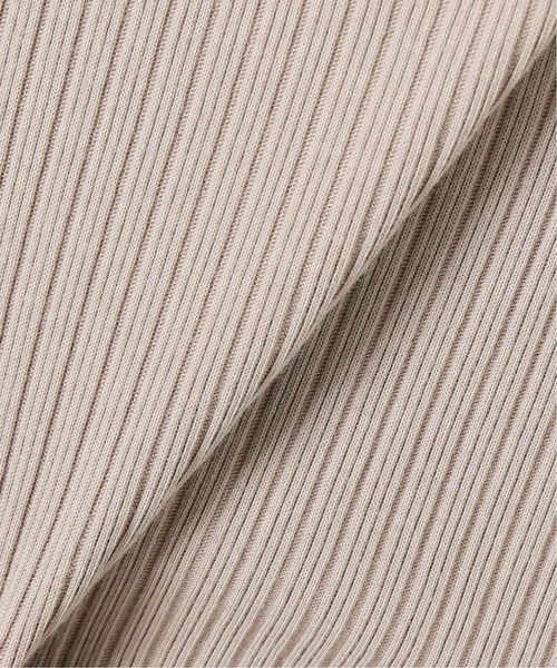 SLOBE IENA（スローブイエナ）の「テレコスクエアネックタンクトップ【手洗い可能】◆（タンクトップ・レディース・ブルー/ブラック系その他/ベージュ・FREE）」の5枚目の写真