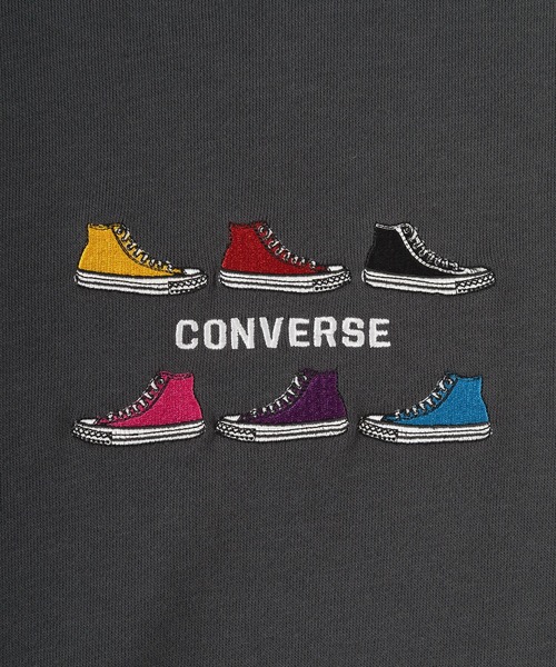 CONVERSE(コンバース)の「【CONVERSE/コンバース】6シューズ刺繍&バックプリント スウェット(スウェット・メンズ・ホワイト/ブラック/ベージュ/オフホワイト/ブルーグレー/スミクロ・M/L/XL)」の19枚目の写真