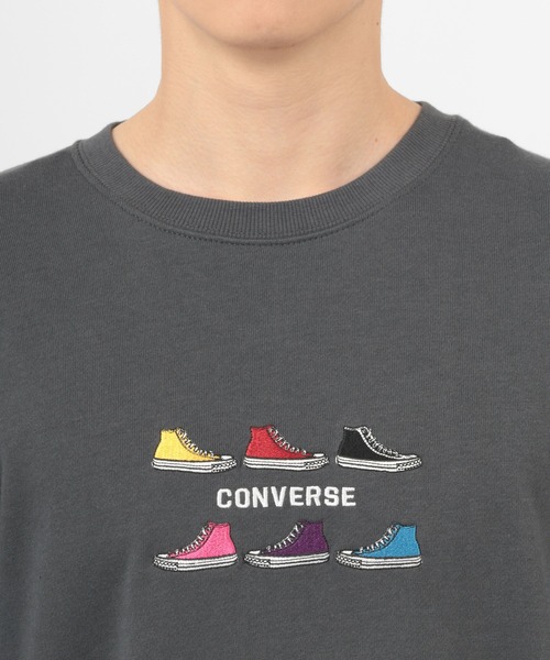 CONVERSE(コンバース)の「【CONVERSE/コンバース】6シューズ刺繍&バックプリント スウェット(スウェット・メンズ・ホワイト/ブラック/ベージュ/オフホワイト/ブルーグレー/スミクロ・M/L/XL)」の17枚目の写真