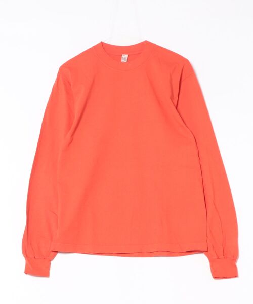 LOS ANGELES APPAREL(ロサンゼルスアパレル)の「/LOS ANGELES APPAREL/LA APPAREL 6.5oz GARMENT DYED CREW L/S TEE - 6.5オンス ガーメントダイ クルーネックTシャツ長袖(Tシャツ/カットソー・メンズ・ブラック/グレー/ゴールド/グリーン/ホワイト/オレンジ/ブルー・X-LARGE/LARGE/MEDIUM/SMALL/XX-LARGE)」の6枚目の写真
