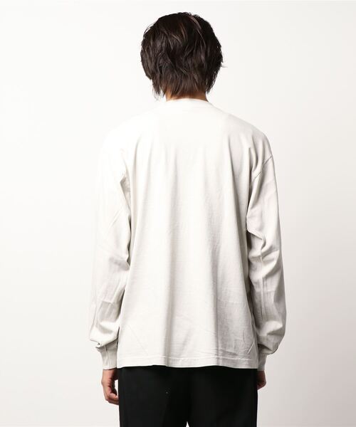 LOS ANGELES APPAREL(ロサンゼルスアパレル)の「/LOS ANGELES APPAREL/LA APPAREL 6.5oz GARMENT DYED CREW L/S TEE - 6.5オンス ガーメントダイ クルーネックTシャツ長袖(Tシャツ/カットソー・メンズ・ブラック/グレー/ゴールド/グリーン/ホワイト/オレンジ/ブルー・X-LARGE/LARGE/MEDIUM/SMALL/XX-LARGE)」の9枚目の写真