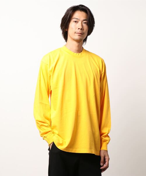 LOS ANGELES APPAREL(ロサンゼルスアパレル)の「/LOS ANGELES APPAREL/LA APPAREL 6.5oz GARMENT DYED CREW L/S TEE - 6.5オンス ガーメントダイ クルーネックTシャツ長袖(Tシャツ/カットソー・メンズ・ブラック/グレー/ゴールド/グリーン/ホワイト/オレンジ/ブルー・X-LARGE/LARGE/MEDIUM/SMALL/XX-LARGE)」の10枚目の写真