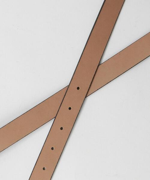 BEAUTY&YOUTH UNITED ARROWS（ビューティーアンドユースユナイテッドアローズ）の「BY レザー スクエアバックル ベルト（ベルト・レディース・ブラック/オフホワイト/オリーブ・FREE）」の6枚目の写真