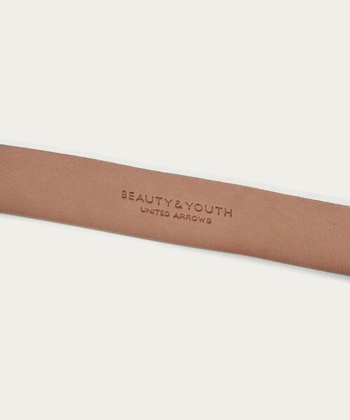 BEAUTY&YOUTH UNITED ARROWS（ビューティーアンドユースユナイテッドアローズ）の「BY レザー スクエアバックル ベルト（ベルト・レディース・ブラック/オフホワイト/オリーブ・FREE）」の9枚目の写真