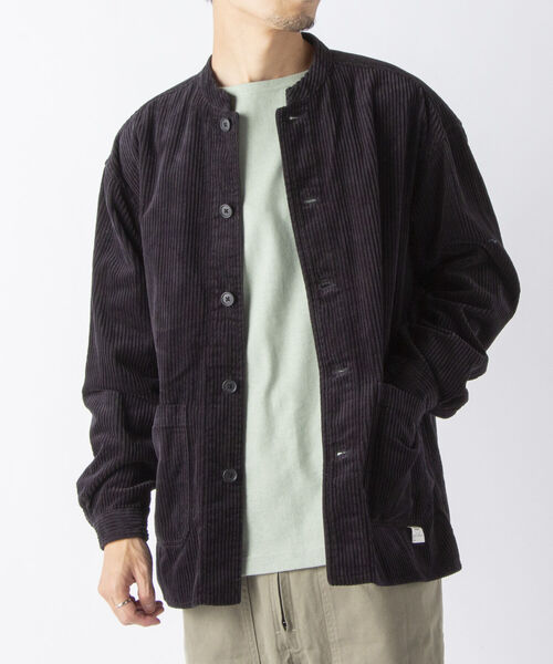 NOLLEY'S goodman(ノーリーズグッドマン)の「【WORK ABOUT/ワークアバウト】MAO JACKET コーデュロイ バンドカラー マオカラー シャツ ブルゾン(ノーカラージャケット・メンズ・ベビーピンク/イエロー/ブラック・L/S/M/LL)」の14枚目の写真