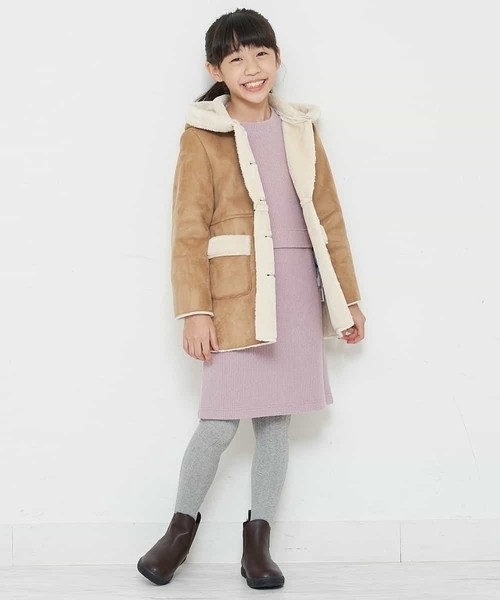 a.v.v（アーヴェヴェ）の「[KIDS]サイドゴアスニーカーブーツ[WEB限定サイズ]（ブーツ・キッズ・ブラック/オレンジ系その他・22/23/20/21/19/18）」の5枚目の写真
