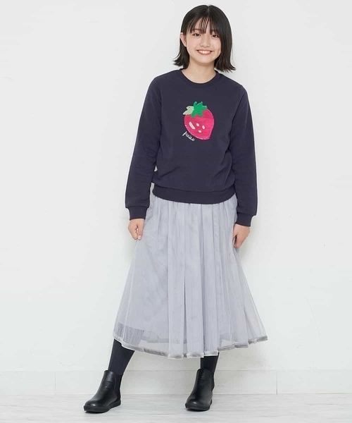 a.v.v（アーヴェヴェ）の「[KIDS]サイドゴアスニーカーブーツ[WEB限定サイズ]（ブーツ・キッズ・ブラック/オレンジ系その他・22/23/20/21/19/18）」の10枚目の写真