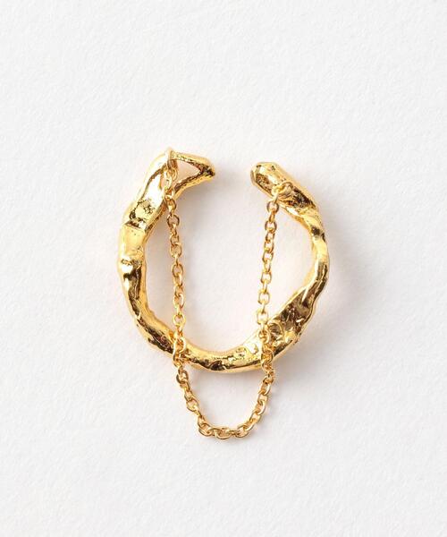 Soierie(ソワリー)の「<Soierie>Aging イヤーカフ&リング /1P -2WAY-(イヤーカフ・レディース・シルバー/ゴールド・FREE)」の3枚目の写真