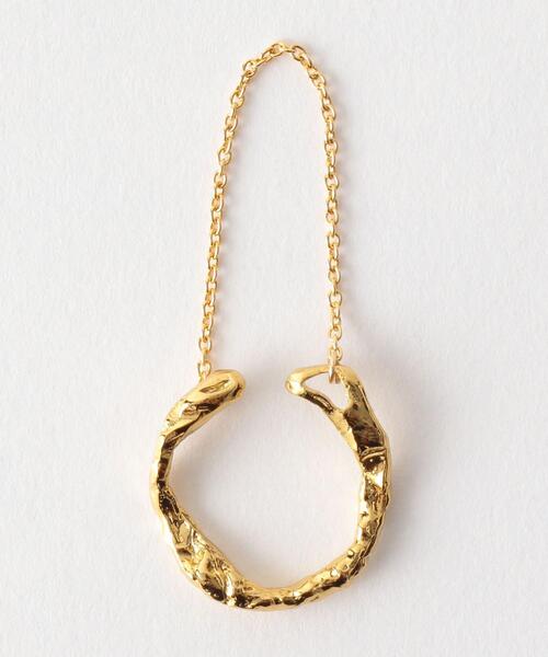 Soierie(ソワリー)の「<Soierie>Aging イヤーカフ&リング /1P -2WAY-(イヤーカフ・レディース・シルバー/ゴールド・FREE)」の4枚目の写真