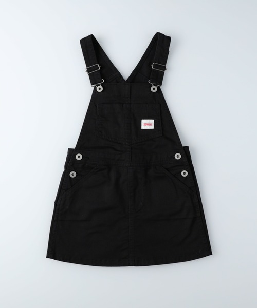 EDWIN(エドウィン)の「【EDWIN】ジャンパースカート(サロペット/オーバーオール・キッズ・ブラック・150)」の3枚目の写真