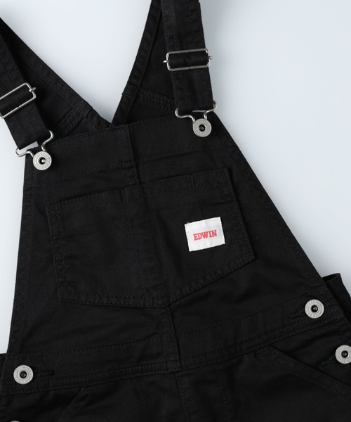 EDWIN(エドウィン)の「【EDWIN】ジャンパースカート(サロペット/オーバーオール・キッズ・ブラック・150)」の5枚目の写真