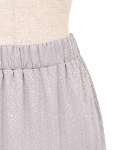 axes femme（アクシーズファム）の「幾何学ＪＱ柄ティアードＳＫ（スカート・レディース・キナリ/ブラック/グレー・MEDIUM）」の19枚目の写真