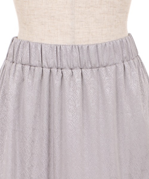 axes femme（アクシーズファム）の「幾何学ＪＱ柄ティアードＳＫ（スカート・レディース・キナリ/ブラック/グレー・MEDIUM）」の21枚目の写真