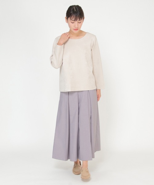 ikka(イッカ)の「ベロアダンボールプルオーバー(その他トップス・レディース・オフホワイト/ブラウン・L/M)」の16枚目の写真